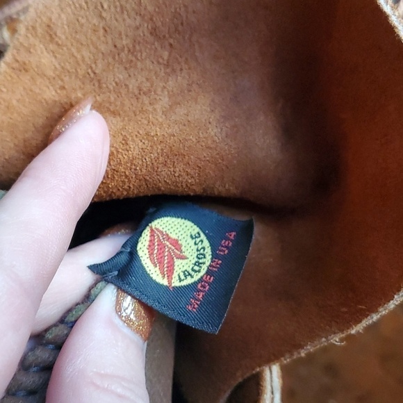 LaCrosse Vintage Gum Tread Removable Insulated Liner Lace-up Duck Sz 9 Boots - Picture 5 of 9